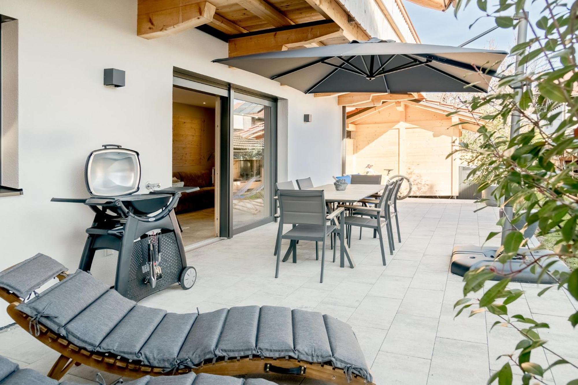 Fenjoy: Ferienapartment Mit Terrasse / Zentral / Bbq Bernau am Chiemsee Buitenkant foto